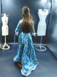 JULIA FLIRTATIOUS FLORAL BLUE BK